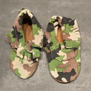 Suede moccasins